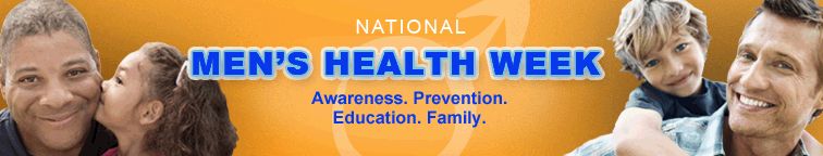 mens health awareness week logo